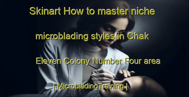 Skinart How to master niche microblading styles in Chak Eleven Colony Number Four area | MicrobladingTraining | MicrobladingClasses | SkinartTraining-Pakistan